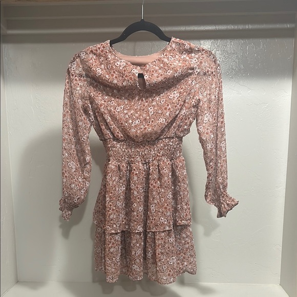 Floral Print Girls Dress - Picture 4 of 6